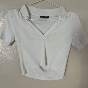 Zara collar top